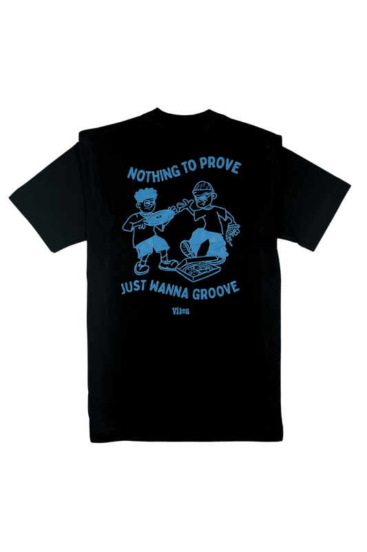 Camiseta Preta - Nothing to Prove Azul