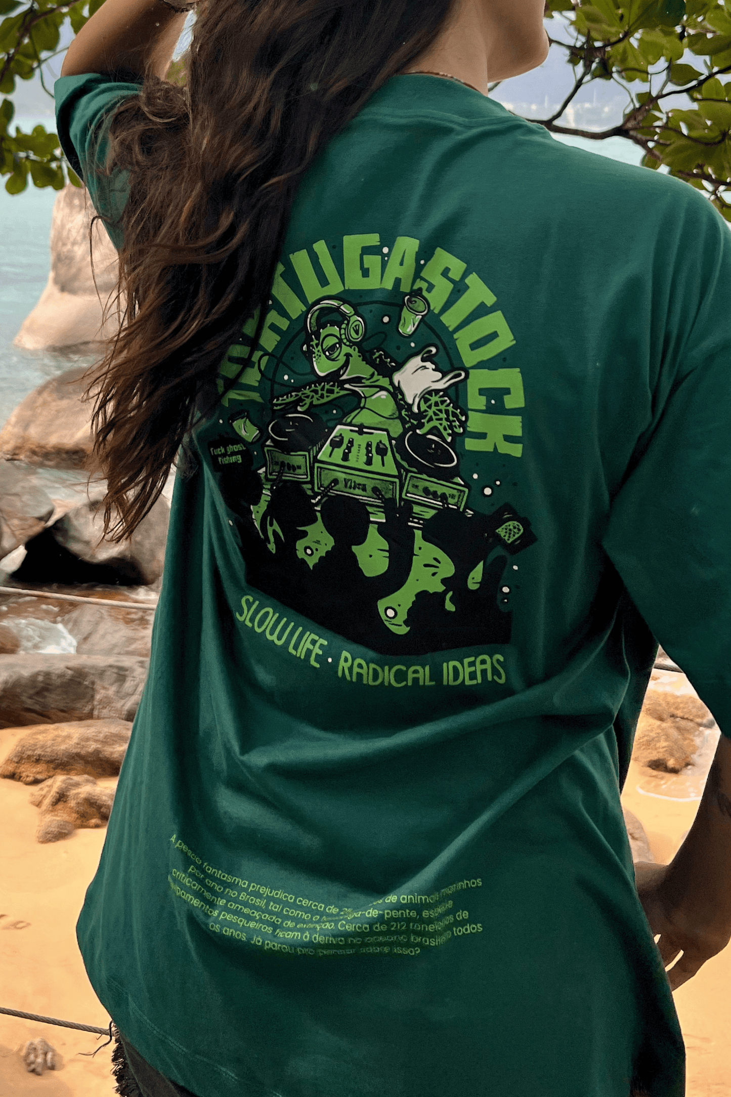 Camiseta Tortugastock - Tartaruga Verde