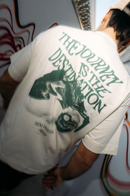 Camiseta Off White - The Journey Verde