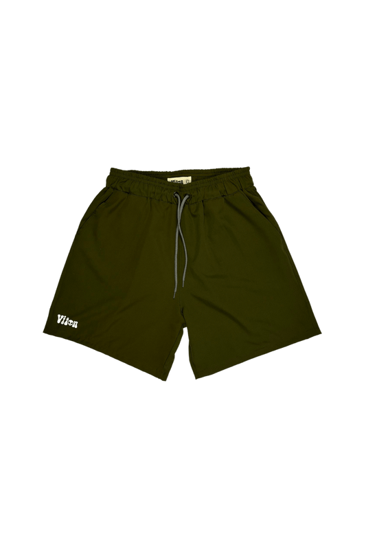 Shorts Sport - Tactel com Elastano - Verde Musgo